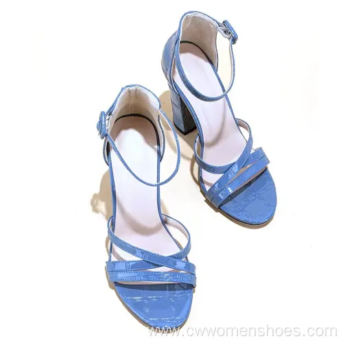 Chunky Square Heel Evening Shoes